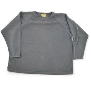 Eddie Bauer Men's Blue Heavy Knit Crew Long Sleeve XXL